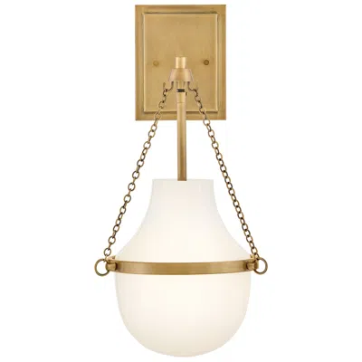 Hinkley Collins Medium Single Light Sconce 18.25" Heritage Brass
