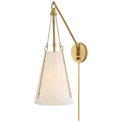 Hinkley Danvers Large Sconce 9" Lacquered Dark Brass In Neutral