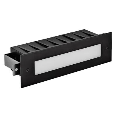 Hinkley Dash 10" Wide Black Large Flat Led Brick/step Light