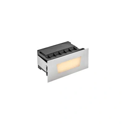 Hinkley Dash Led Flat Brick Light Small In Silver