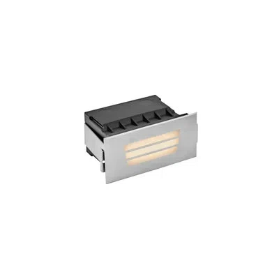 Hinkley Dash Led Louvered Brick Light Small In Silver