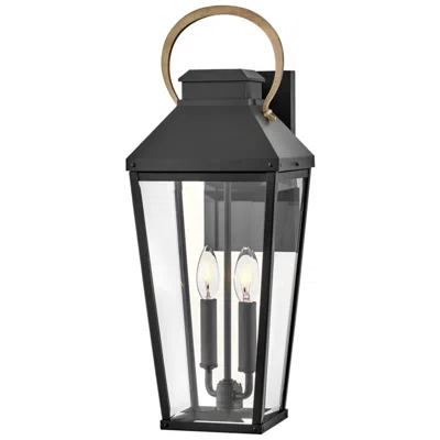 Hinkley Dawson 22" Bronze And Black Traditional Outdoor Wall Lantern