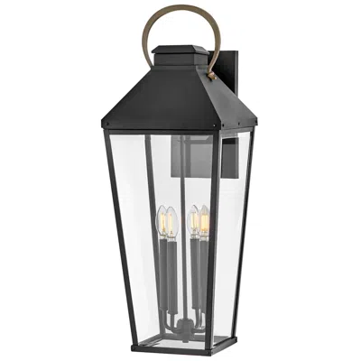 Hinkley Dawson 31" High Black 4-light Outdoor Wall Light