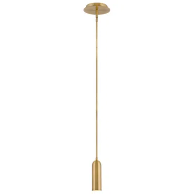 Hinkley Dax 6" Wide Heritage Brass Led Mini Pendant