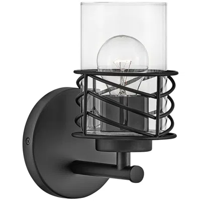 Hinkley Della 9 1/2" High Black Wall Sconce
