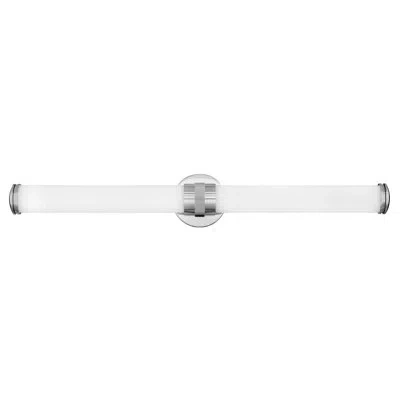Hinkley Devon 32.75" Integrated Led Bath Vanity Sconce In Stainless Steel;silver;chrome;brushed Ni