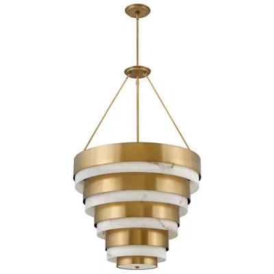 Hinkley Echelon 27 1/4" Wide Brass 8-light Multi-tier Chandelier