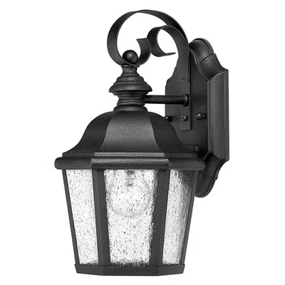 Hinkley Edgewater 11" High Traditional Black Outdoor Wall Light
