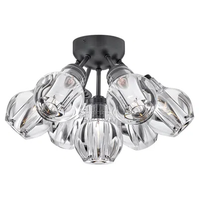 Hinkley - Elise Medium Semi-flush Mount- 16.25" Black