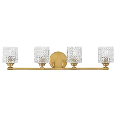 Hinkley Elle 32" Wide Brass 4-light Bath Light By  Lighting