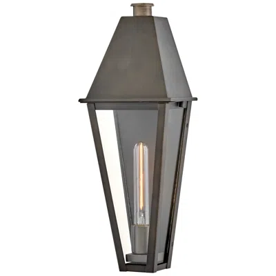 Hinkley Endsley Outdoor Medium Wall Mount Lantern 19" Blackened Brass