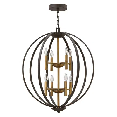 Hinkley Euclid 28 1/4" Wide Spanish Bronze 8-light Pendant