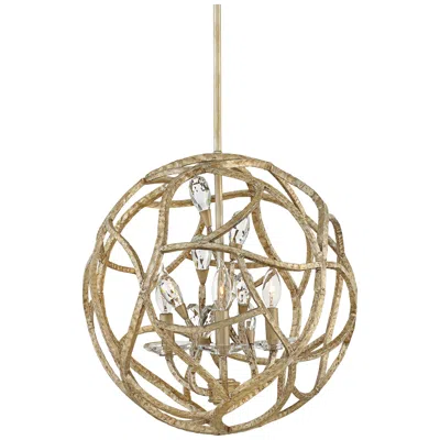 Hinkley Eve 18" Wide Champagne Gold 3-light Chandelier