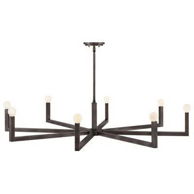 Hinkley Ezra 50" Wide Black Oxide 8-light Chandelier