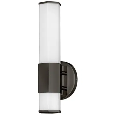 Hinkley Facet 14" High Black Oxide Led Wall Sconce