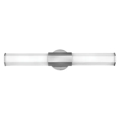 Hinkley Facet 26" Wide Polished Nickel Led Vanity Bath Light