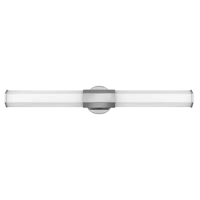 Hinkley Facet 32"w Polished Nickel 2-light Led Bath Light