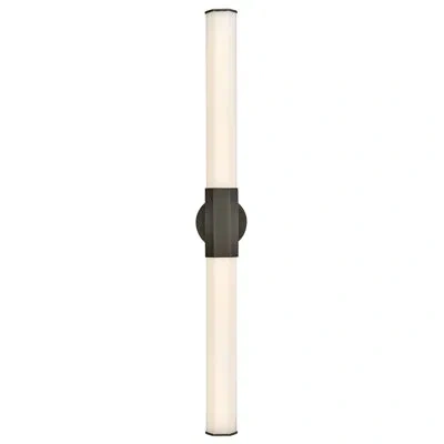 Hinkley Facet Bathroom Vanity Light In Black Oxide