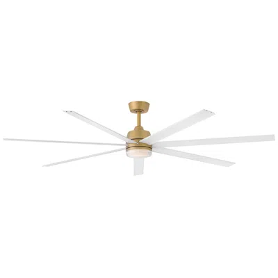 Hinkley Fan Current 72" Led Smart Fan Heritage Brass