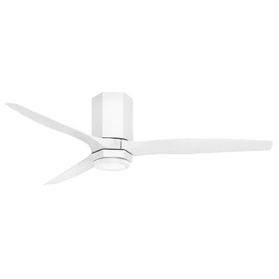 Hinkley Fan Facet 52" Led Smart Fan Matte White