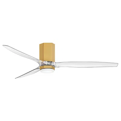 Hinkley Fan Facet 60" Led Smart Fan Heritage Brass