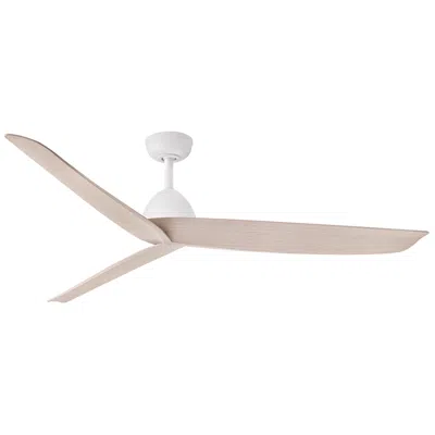 Hinkley Fan Liv 60" Smart Fan Matte White In Pink