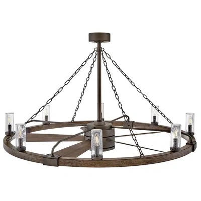 Hinkley Fan Sawyer 52" Led Smart Fandelier Metallic Matte Bronze
