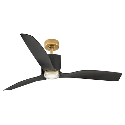 Hinkley Fan Sven 54" Led Smart Fan With Uplight Heritage Brass