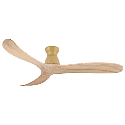Hinkley Fan Swell Flush 60" Smart Fan Heritage Brass