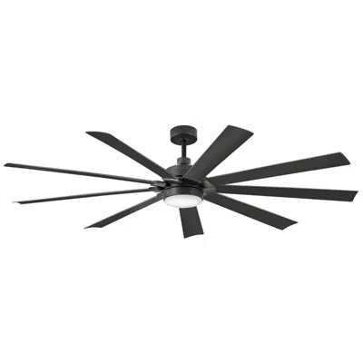 Hinkley Fan Turbine 80" Led Smart Fan Matte Black