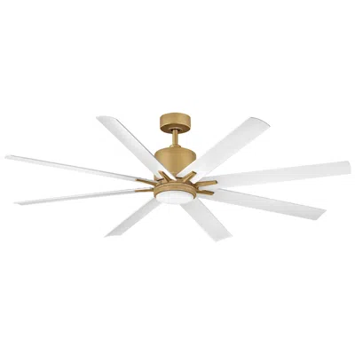 Hinkley Fan Vantage 66" Led Smart Fan Heritage Brass
