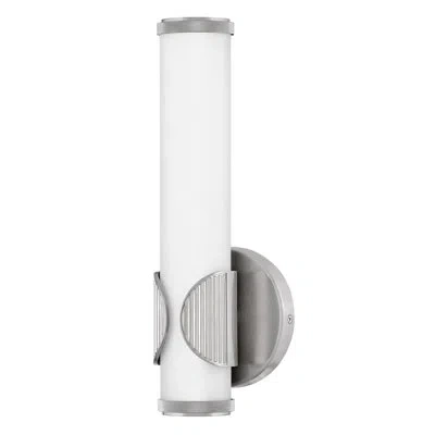 Hinkley Femi Integrated Led Bath Vanity Wall Sconce In Brushed Nickel