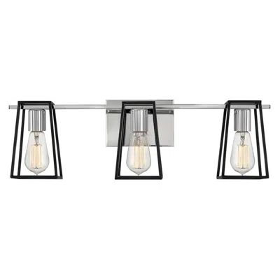 Hinkley Filmore 24" Wide Chrome 3-light Vanity Bath Light