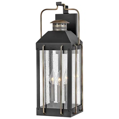 Hinkley Fitzgerald 24"h Textured Black Outdoor Wall Light