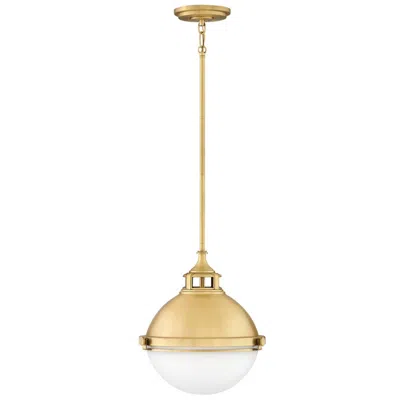 Hinkley Fletcher 13 1/2" Wide Satin Brass Pendant Light