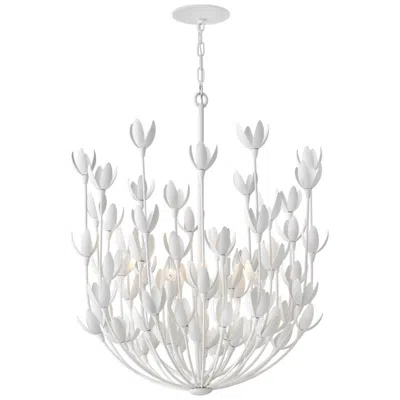 Hinkley Flora 26 1/4" Wide Textured Plaster 6-light Chandelier