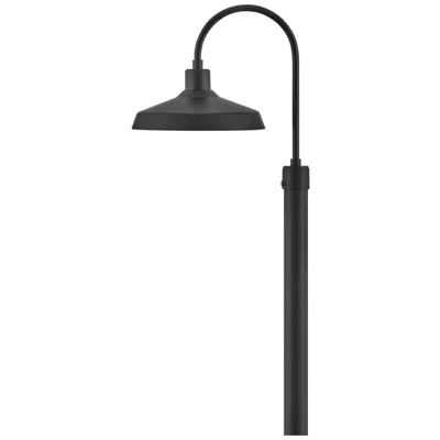 Hinkley Forge 22" High Black Led Outdoor Post Top-pier Mount Light