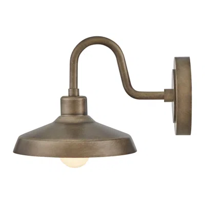 Hinkley Forge 9" High Burnished Bronze Outdoor Barn Wall Light