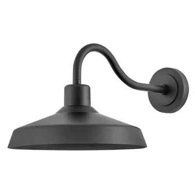 Hinkley Forge Medium Wall Mount Lantern In Black