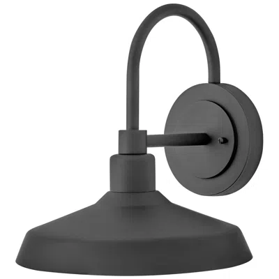 Hinkley Forge Outdoor Medium Wall Mount Barn Light 13.25" Black