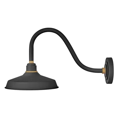 Hinkley Foundry Classic 13 3/4" High Black Outdoor Barn Wall Light