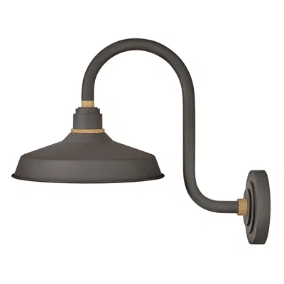 Hinkley Foundry Classic 17" High Museum Bronze Outdoor Barn Wall Light