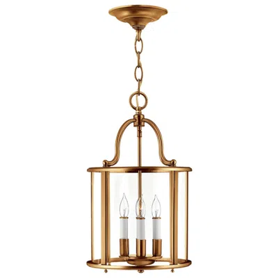 Hinkley Foyer 12" Wide Heirloom Brass Mini Pendant