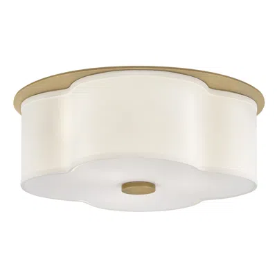 Hinkley Foyer Delaney Medium Flush Mount 20" Heritage Brass