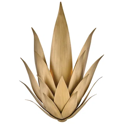 Hinkley Fredrick Ramond Agave 20 3/4"h Burnished Gold Wall Sconce