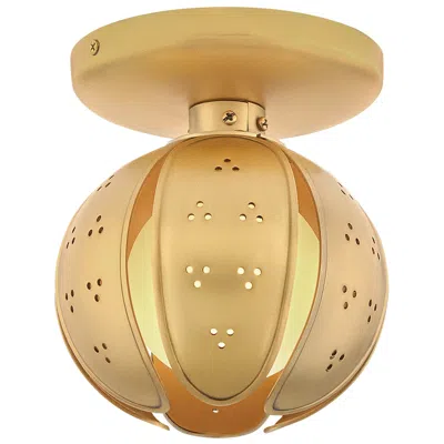 Hinkley Fredrick Ramond Anthos Small Single Light Sconce 6" Unlacquered Brass