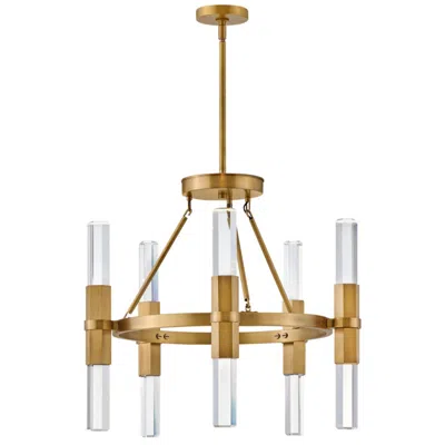 Hinkley Fredrick Ramond Chandelier Cecily Medium Single Tier 26.5" Heritage Br