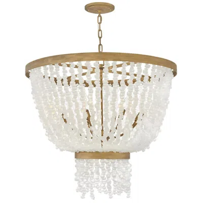 Hinkley Fredrick Ramond Chandelier Dune Medium Single Tier 32" Burnished Gold