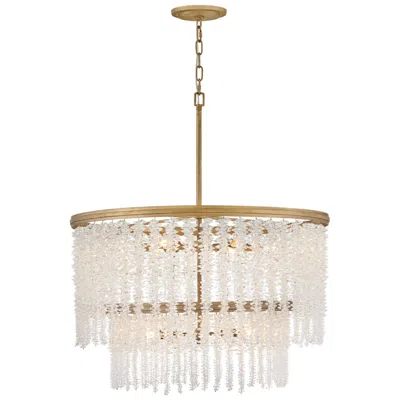 Hinkley Fredrick Ramond Chandelier Rubina Medium Chandelier 30" Burnished Gold