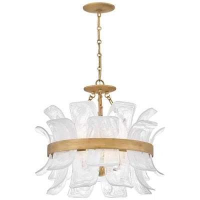 Hinkley Fredrick Ramond Fleur Medium Convertible Chandelier 26" Burnished Gold